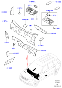LR040778-RUBBER,T/MISSION MT