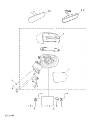 10627831SPRP-Cap, outer mirror