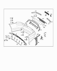 2308801071-BAR, REAR BUMPER