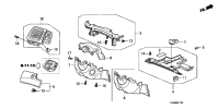 77350TK4A01ZA-COVER,STEERING COLUMN,UPR