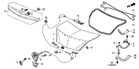 68500TK4A00ZZ-LID,TRUNK