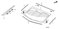 91570TK4A01-CLIP,SIDE MOULDING