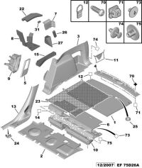 9016Y9-CLIP,AIR INLET GRILL