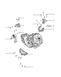 4743957AC-ENGINE MOUNT REAR