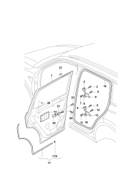 18A839249A-LINK-CHECK,REAR DOOR