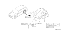 59122AJ030-MUD GUARD R LH