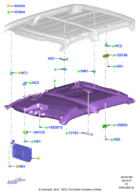W716935S439-CLAMP, ROCKER PANEL
