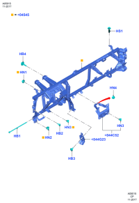 GR2BF04545BH-REINF ASSY-RAD CORE UPR