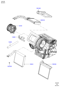 7G9T18456AA-LR INTERIOR BLOWER L359/L538
