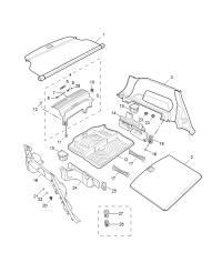 10104698ASA-MAT ASSY-LUGGAGE COVERING