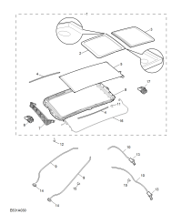 10453923ASA-PANORAMA ROOF ASSY