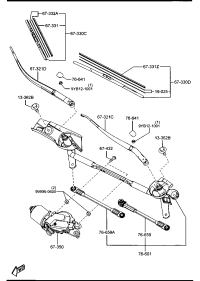 GBS767321-ARM,WIPER - DRIVER SIDE