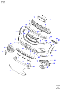 JS117791BA-GRILLE ASSY-REAR COOLER,OUTLET