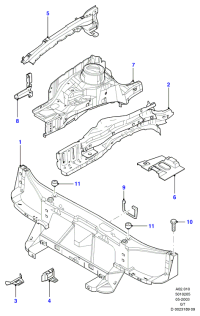 W707038S307-BOLTRR SUSP STABILIZER
