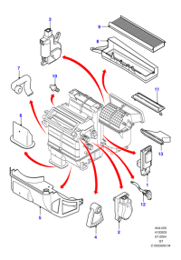 XS4H18B647AA-Lifter assy