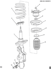 23247470-Strut frt susp AC-DELCO #580-1017