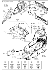 BKC36889XA-TRIM,TRUNK END