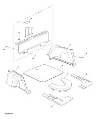 10950206-MAT ASSY-LUGGAGE COVERING
