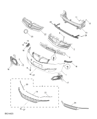 10073606-ABSORBER ENERGY,FRONT BUMPER