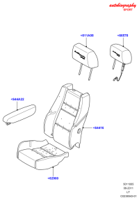 LR016922-ARM REST ASSY-CONSOLE