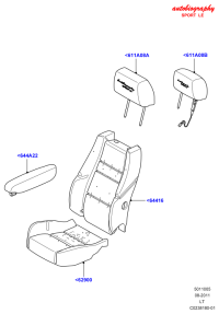 LR055859-ARM REST ASSY-CONSOLE