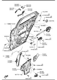 GV9S72590-FRAME(R),WINDOW REG