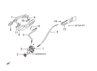 6105137BKZ16A-GASKET,W.PUMP INLET