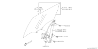 62011SG020-GLASS-RR DR WINDOW RH