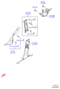 DN4468260A21-Lh/trim-cplr/linen