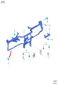 GK29V04545AA-REINF ASSY-RAD CORE UPR