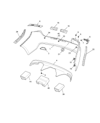 10160882-ABSORBER ENERGY,REAR BUMPER