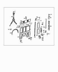 9066360316-REINF ASSY-RAD CORE UPR
