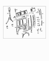 9066366016-REINF ASSY-RAD CORE UPR