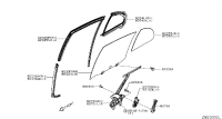 823312FK0A-GLASS RUN-REAR DOOR WINDOW,LH