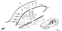 72410TZ3A01-MLDG ASSY,R FR DO