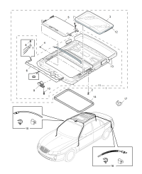 EED101420-PANORAMA ROOF ASSY