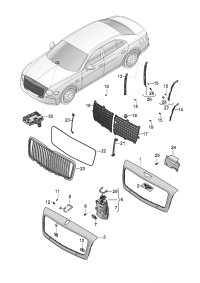3SE853957-BRACKET, RADIATOR