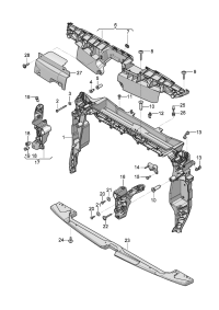 3SE805232-REINF ASSY-RAD CORE UPR