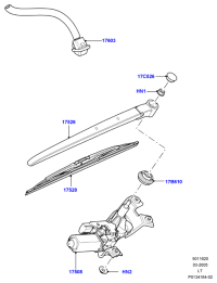 DKC500031-BLADE ASSY - WIPER LHD