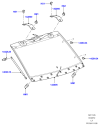BHB790040-HINGE ASSY-FR DR UPR LH