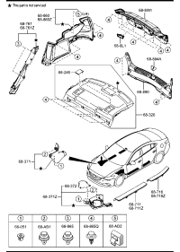 GHK16889XA-TRIM,TRUNK END