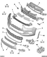 7804T8-GRILLE RADIATOR
