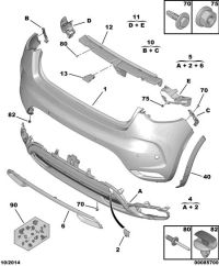 7416X9-BRACE-REAR BUMPER