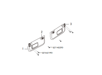 8204100XK24XA3S-VISOR ASSY, LH