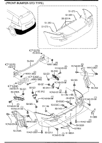 CC2950351A-SHIELD(L),SPLASH-R.BUMPER