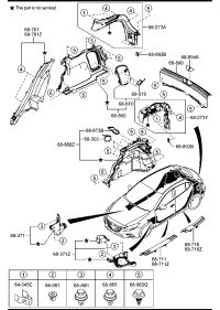 BKC46884ZA-TRIM(R),TRUNK SIDE-U