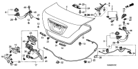 68500SJAH00ZZ-LID,TRUNK