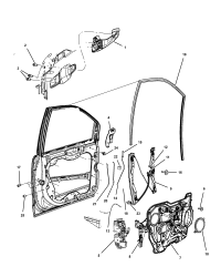 4589422AA-LOCK FRONT DOOR
