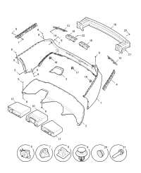 10200959-ABSORBER ENERGY,REAR BUMPER