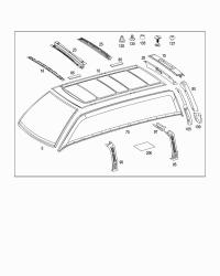 6396510816-REINF ASSY-RAD CORE UPR